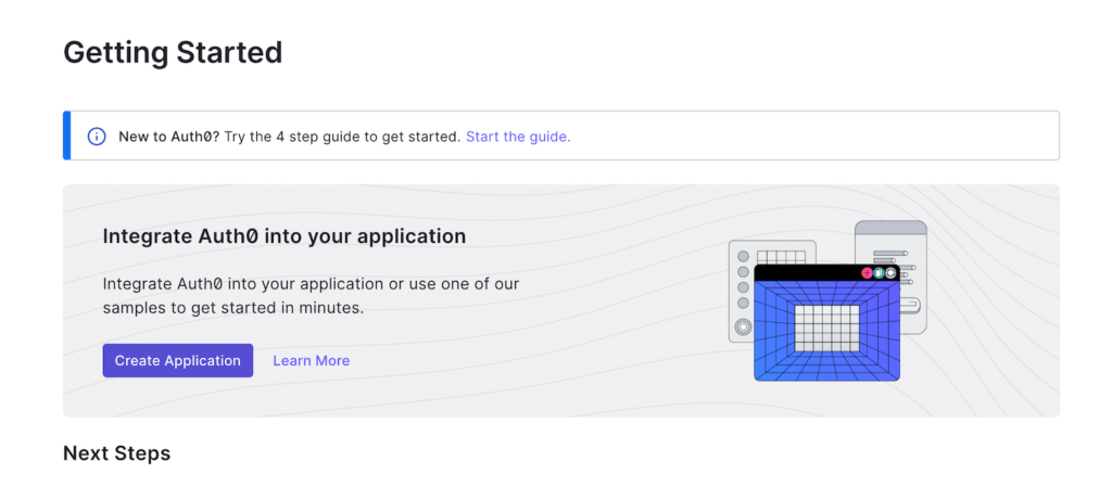 auth0 dashboard